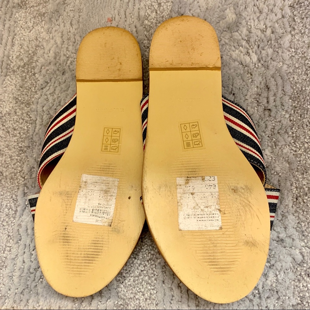 Topshop Red Blue Cross Espadrille Beachy Sandal 8 - Picture 8 of 8